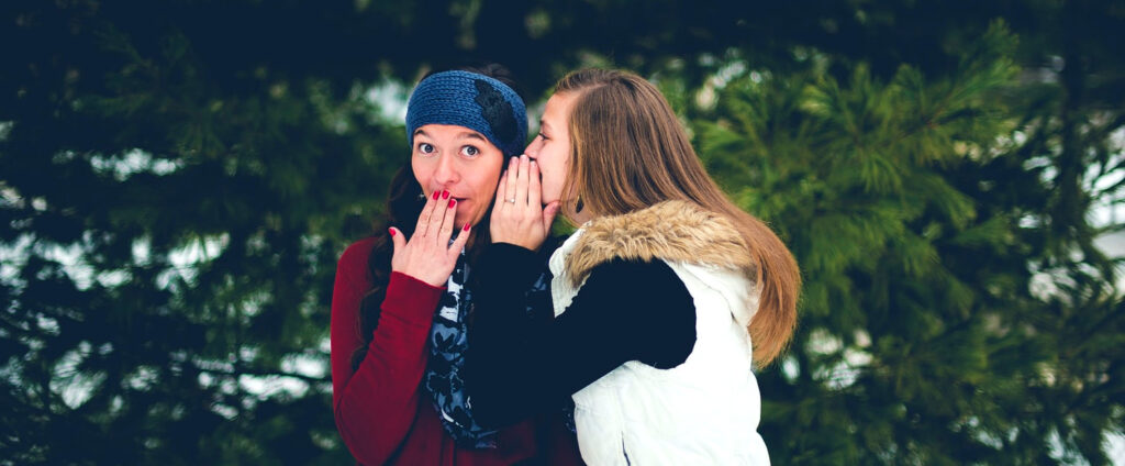 whispering